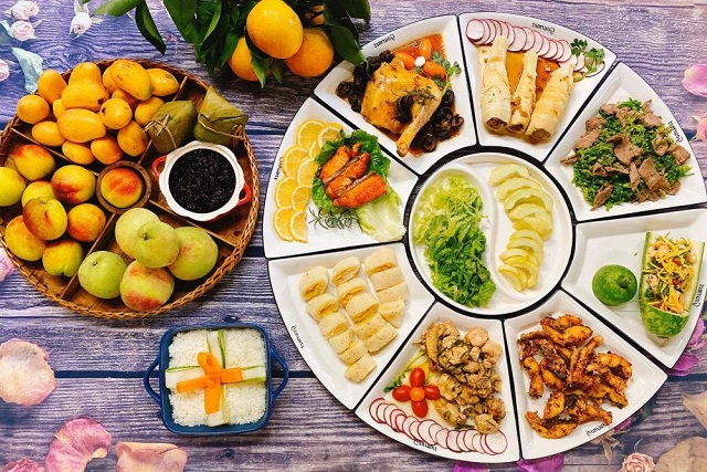 Mâm cỗ cúng Tết Đoan Ngọ