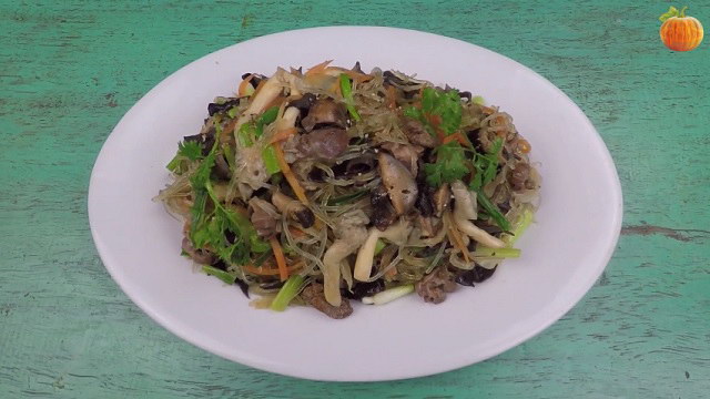 Miến dong xào lòng chim