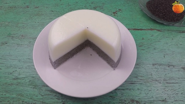 Thạch rau câu hạt é sữa đặc