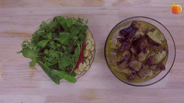 Chân giò nấu giả cầy