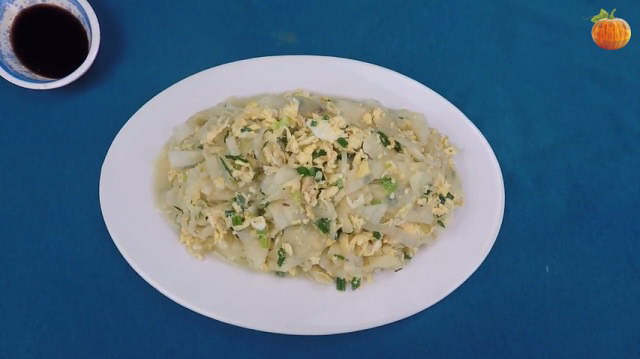 Củ cải xào trứng