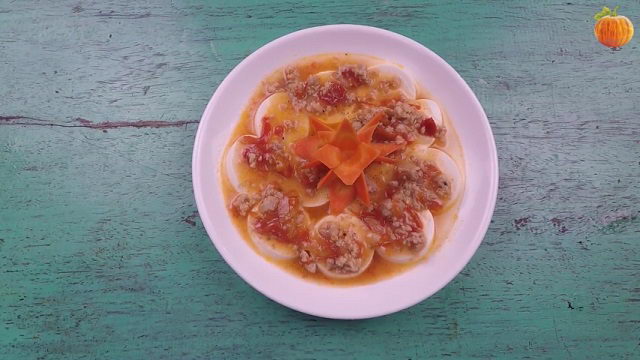 Đậu hũ non sốt thịt băm